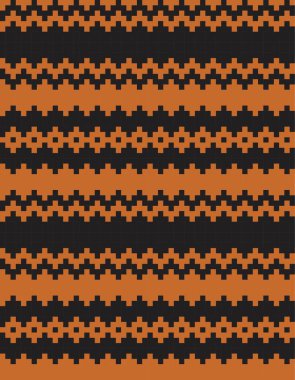 Moda tekstil, örgü ve grafikler için kahverengi Noel panayırı desenli arka plan