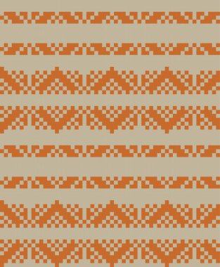 Moda tekstil, örgü ve grafikler için kahverengi Noel panayırı desenli arka plan