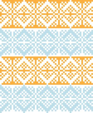 Moda tekstil, örgü ve grafikler için turuncu Noel panayırı desenli arka plan