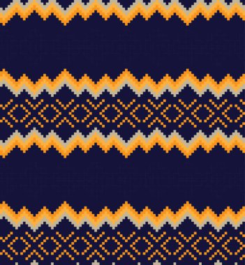 Moda tekstil, örgü ve grafikler için turuncu Noel panayırı desenli arka plan