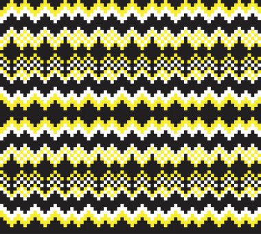 Moda tekstil, örgü ve grafikleri için sarı Noel panayır desenli arka plan