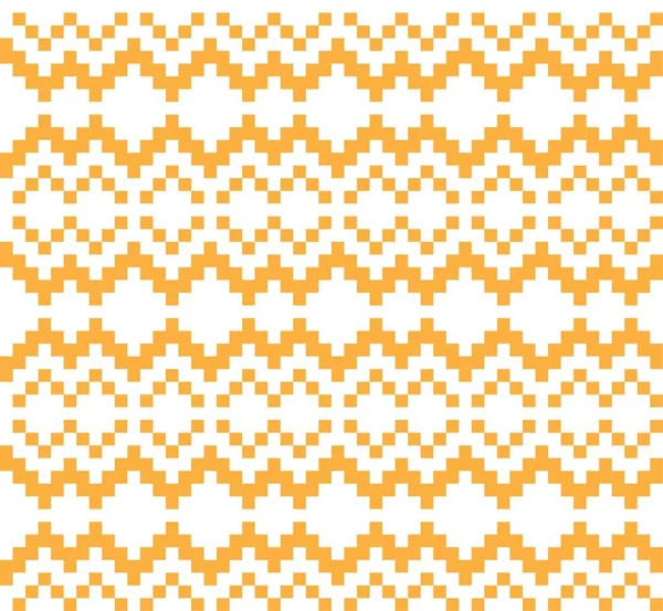 Orange Fond Motif Île Noël Équitable Pour Les Textiles Mode — Image vectorielle