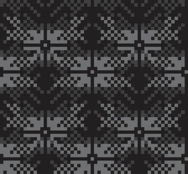 Fondo Patrón Isla Feria Navidad Blanco Negro Para Textiles Moda — Vector de stock