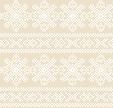 Moda tekstil, örgü ve grafikler için kahverengi Noel panayırı desenli arka plan