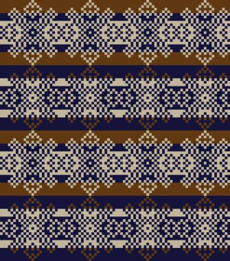 Moda tekstil, örgü ve grafikler için kahverengi Noel panayırı desenli arka plan