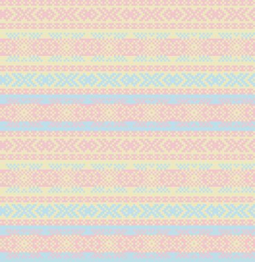 Moda tekstil, örgü ve grafikleri için Pastel Noel panayırı şablon arka planı