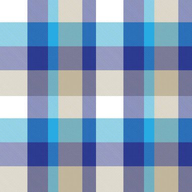 Moda tekstil ve grafikleri için uygun mavi asimetrik desenli dikişsiz desen