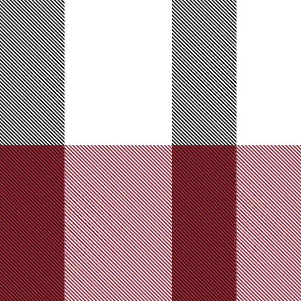 Motif Sans Couture Texturé Carreaux Asymétriques Rouges Adapté Aux Textiles — Image vectorielle