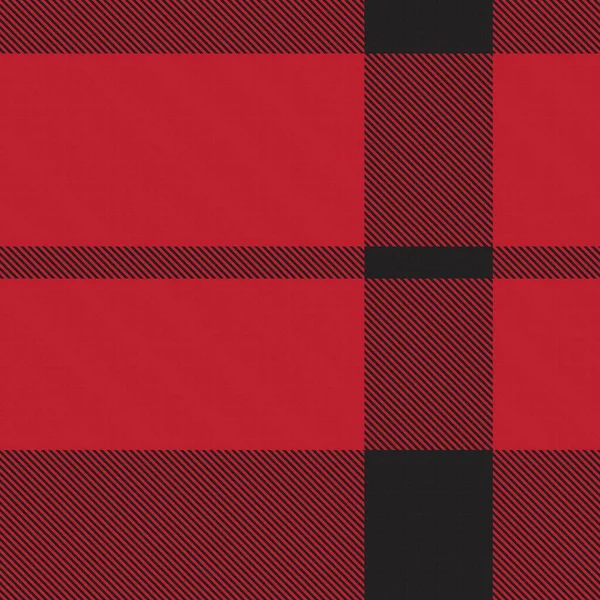 Red Asymmetric Plaid Texturierte Nahtlose Muster Geeignet Für Modetextilien Und — Stockvektor