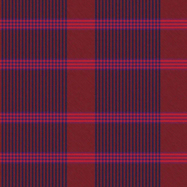 Red Asymmetric Plaid Textuur Naadloos Patroon Geschikt Voor Mode Textiel — Stockvector