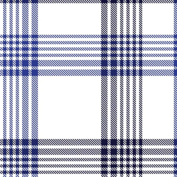 Blue Asymmetric Plaid Texturiertes Nahtloses Muster Geeignet Für Modetextilien Und — Stockvektor