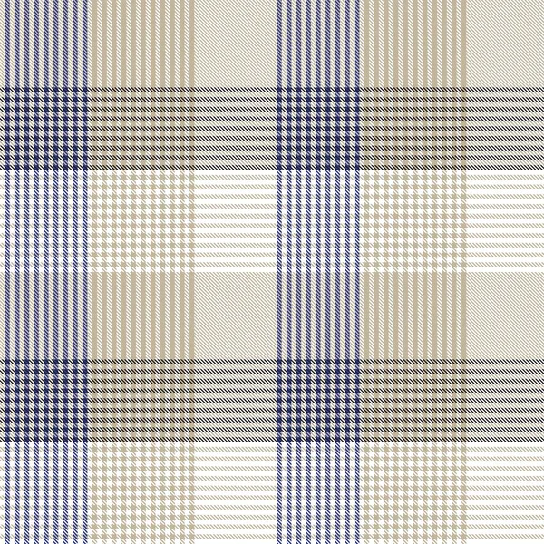 Hnědé Asymetrické Plaid Texturované Bezešvé Vzor Vhodný Pro Módní Textil — Stockový vektor