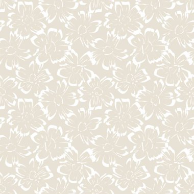 Kahverengi Taupe bitkisel bitki örtüsü desensiz arka plan moda baskıları, grafikler, arka planlar ve el sanatları için uygun