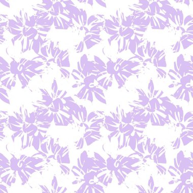 Mor bitkisel bitki desensiz arka plan moda baskıları, grafikler, arka planlar ve el sanatları için uygun