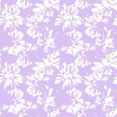 Mor bitkisel bitki desensiz arka plan moda baskıları, grafikler, arka planlar ve el sanatları için uygun