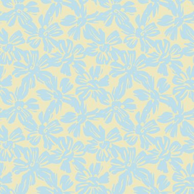 Pastel bitkisel bitki örtüsü desensiz arka plan moda baskıları, grafikler, arka planlar ve el sanatları için uygun