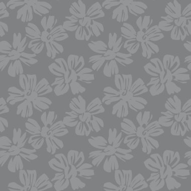 Moda baskıları, grafikler, arka planlar ve el sanatları için siyah ve beyaz bitkisel desenler