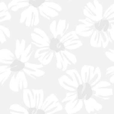 Moda baskıları, grafikler, arka planlar ve el sanatları için siyah ve beyaz bitkisel desenler