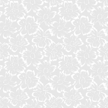 Moda baskıları, grafikler, arka planlar ve el sanatları için siyah ve beyaz bitkisel desenler