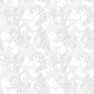 Moda baskıları, grafikler, arka planlar ve el sanatları için siyah ve beyaz bitkisel desenler