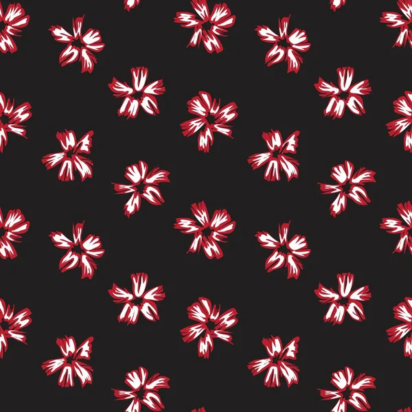 Moda baskıları, grafikler, arka planlar ve el sanatları için uygun kırmızı tropikal bitkisel bitki desenli arkaplan