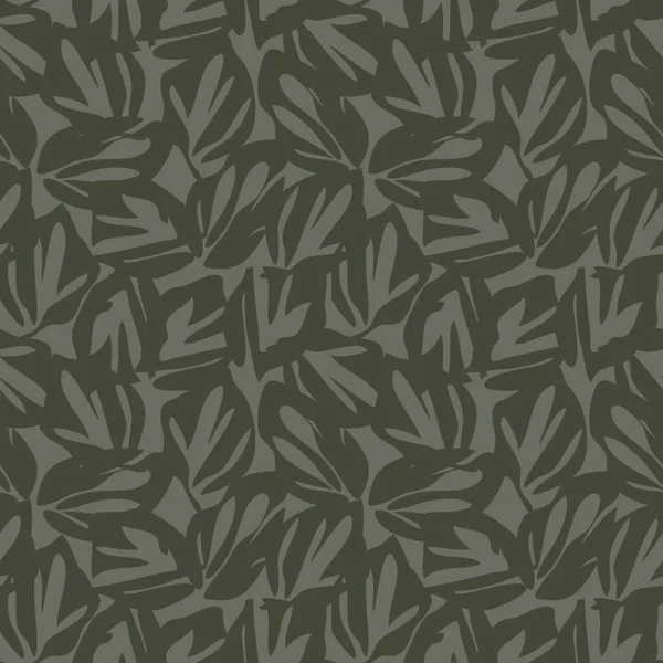 Yeşil bitkisel bitki örtüsü desensiz arka plan moda baskıları, grafikler, arka planlar ve el sanatları için uygun