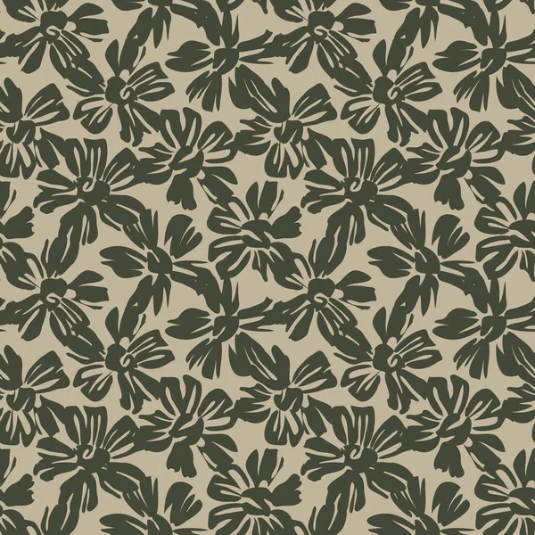 Yeşil bitkisel bitki örtüsü desensiz arka plan moda baskıları, grafikler, arka planlar ve el sanatları için uygun