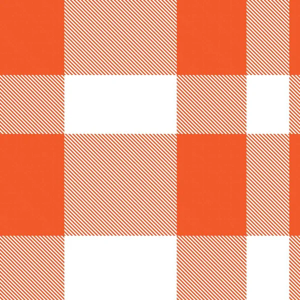Апельсиновая Асимметричная Клетчатая Текстура Бесшовным Рисунком Подходит Моды Текстиля Графики — стоковый вектор