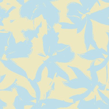 Pastel Çiçek fırça darbeleri moda baskıları, grafikler, arka planlar ve el sanatları için pürüzsüz desen arkaplanı