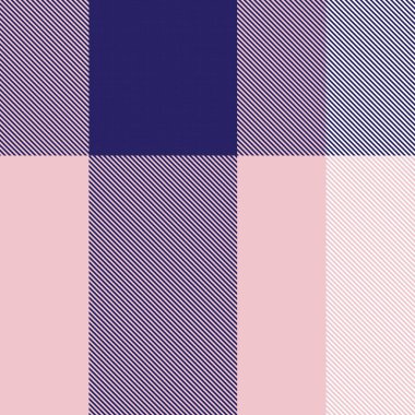 Moda tekstil ve grafikleri için uygun Pembe Donanma Asimetrik Ekose desenli kusursuz desen