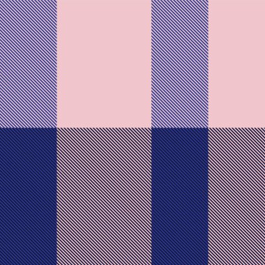 Moda tekstil ve grafikleri için uygun Pembe Donanma Asimetrik Ekose desenli kusursuz desen