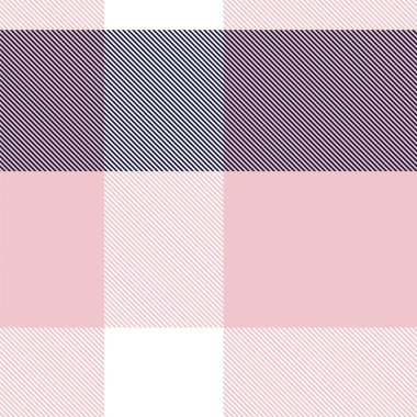 Moda tekstil ve grafikleri için uygun Pembe Donanma Asimetrik Ekose desenli kusursuz desen