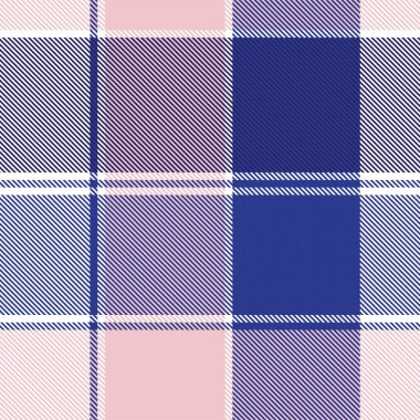 Moda tekstil ve grafikleri için uygun Pembe Donanma Asimetrik Ekose desenli kusursuz desen