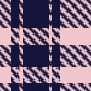 Moda tekstil ve grafikleri için uygun Pembe Donanma Asimetrik Ekose desenli kusursuz desen