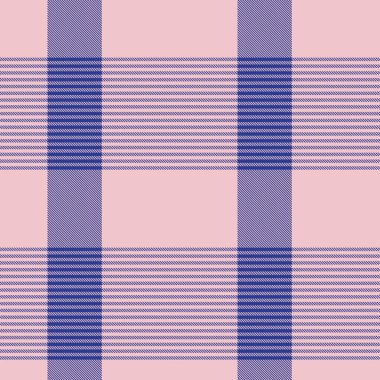 Moda tekstil ve grafikleri için uygun Pembe Donanma Asimetrik Ekose desenli kusursuz desen