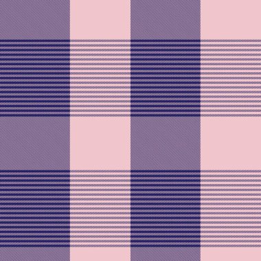 Moda tekstil ve grafikleri için uygun Pembe Donanma Asimetrik Ekose desenli kusursuz desen