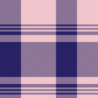 Moda tekstil ve grafikleri için uygun Pembe Donanma Asimetrik Ekose desenli kusursuz desen