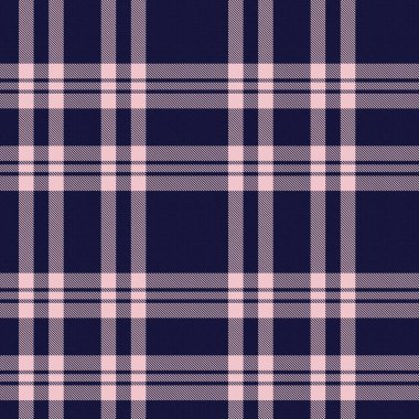 Moda tekstil ve grafikleri için uygun Pembe Donanma Asimetrik Ekose desenli kusursuz desen