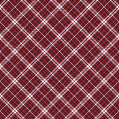 Kırmızı Sembol Ekose Tartan desenli Moda tekstil ve grafikleri için uygun kusursuz desen tasarımı