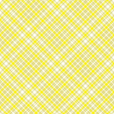 Sarı Sembol Ekoseli Tartan. Moda tekstil ve grafikleri için uygun desensiz desen tasarımı.