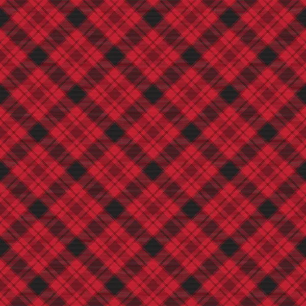 Red Chevron Plaid Tartan Textured Naadloos Patroon Ontwerp Geschikt Voor — Stockvector