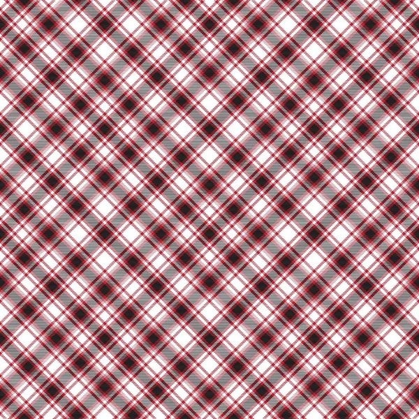 Red Chevron Plaid Tartan Texturiertes Nahtloses Muster Für Modetextilien Und — Stockvektor