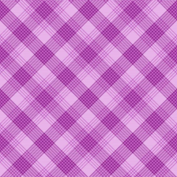 Tartan Carreaux Chevron Violet Texturé Design Sans Couture Adapté Aux — Image vectorielle