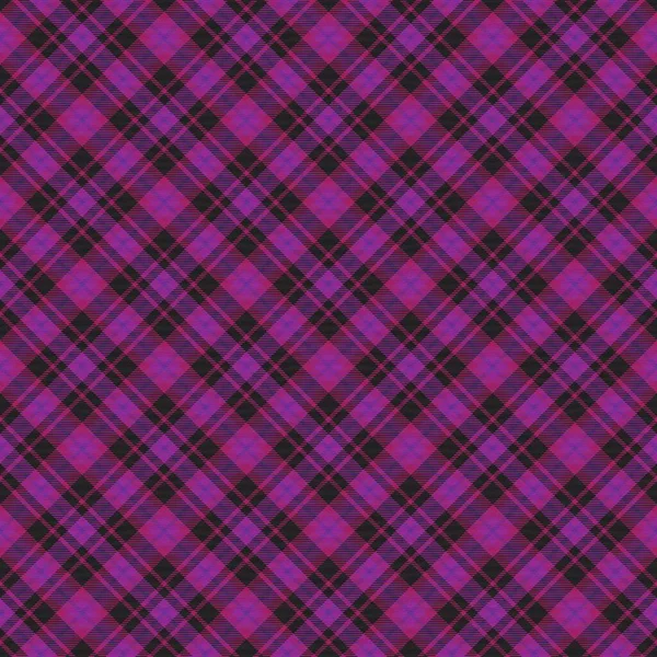 Tartan Carreaux Chevron Violet Texturé Design Sans Couture Adapté Aux — Image vectorielle