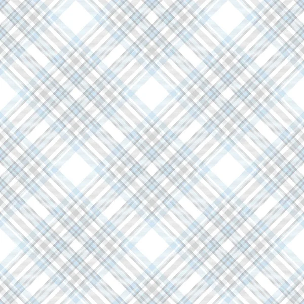 Sky Blue Chevron Xadrez Tartan Texturizado Design Padrão Sem Costura — Vetor de Stock