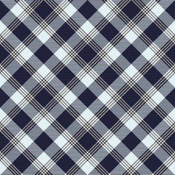 Sky Blue Chevron Plaid Tartan Teksturowany Bezszwowy Wzór Projekt Nadaje — Wektor stockowy