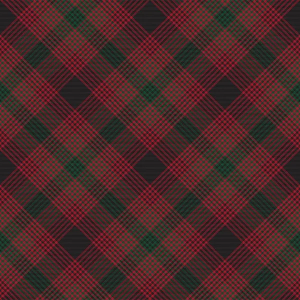 Navidad Chevron Plaid Tartán Texturizado Diseño Patrón Sin Costuras Adecuado — Archivo Imágenes Vectoriales