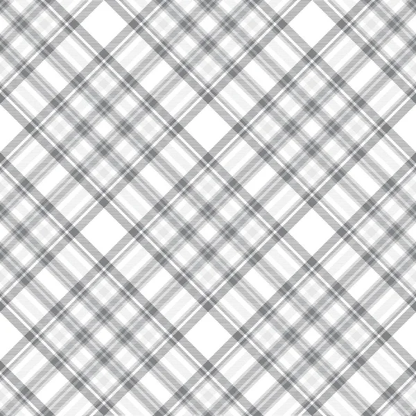 White Chevron Plaid Tartan Texturované Bezešvý Vzor Design Vhodný Pro — Stockový vektor