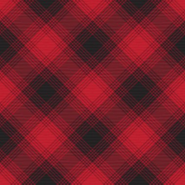 Kırmızı Sembol Ekose Tartan desenli Moda tekstil ve grafikleri için uygun kusursuz desen tasarımı