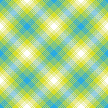 Sarı Sembol Ekoseli Tartan. Moda tekstil ve grafikleri için uygun desensiz desen tasarımı.